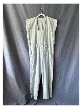 1980s Krizia Poi Grey Jumpsuit with Snap buttons all over Small / Medium